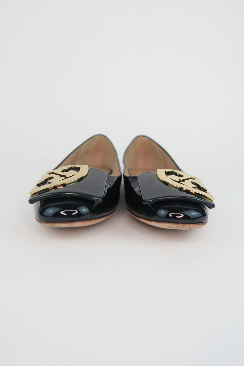 Tory Burch Patent Flats sz 6.5