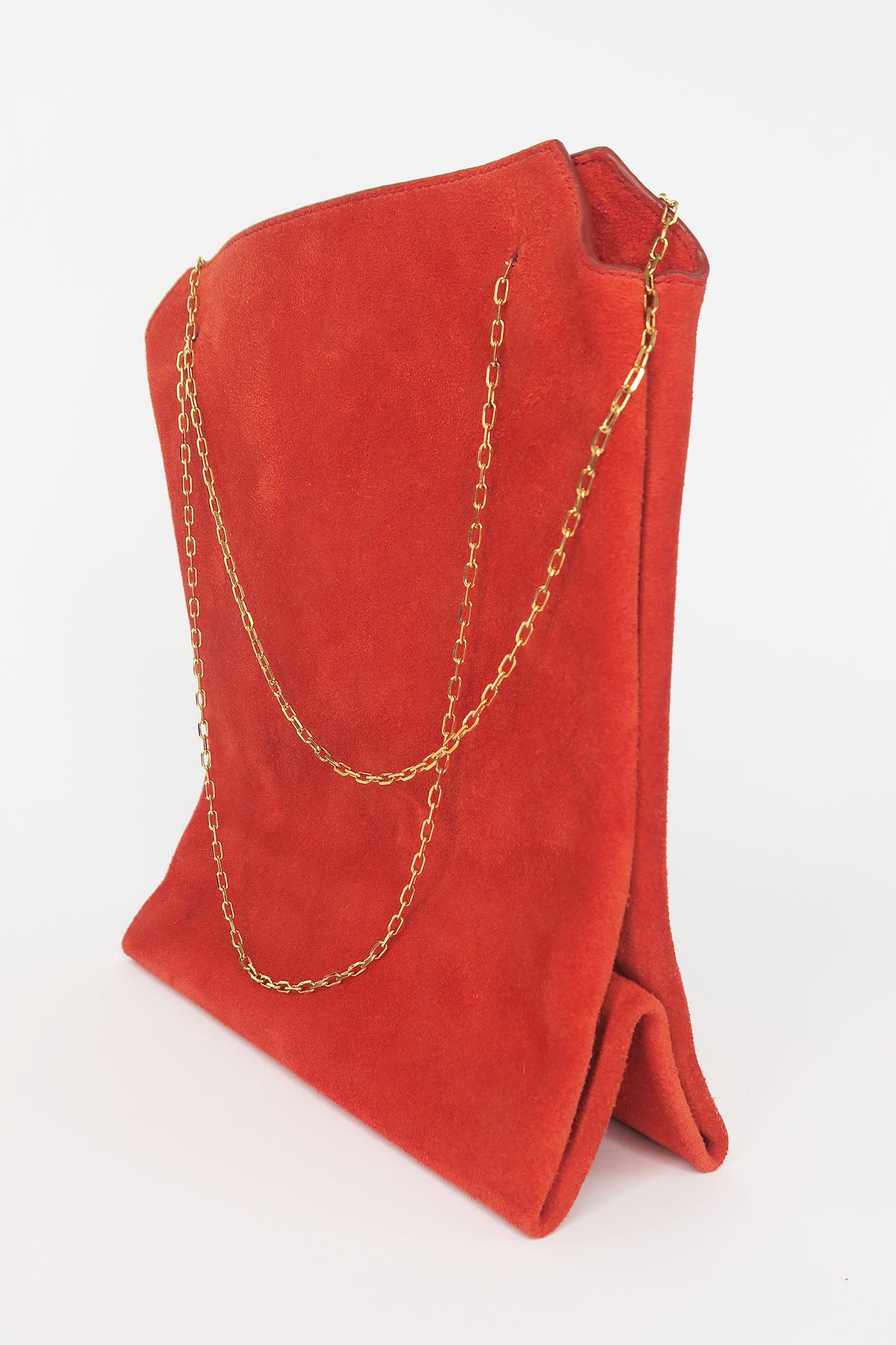 The Row Suede Lunch Bag The Find Studio