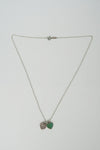 Tiffany & Co. Mini Double Heart Tag Pendant Necklace