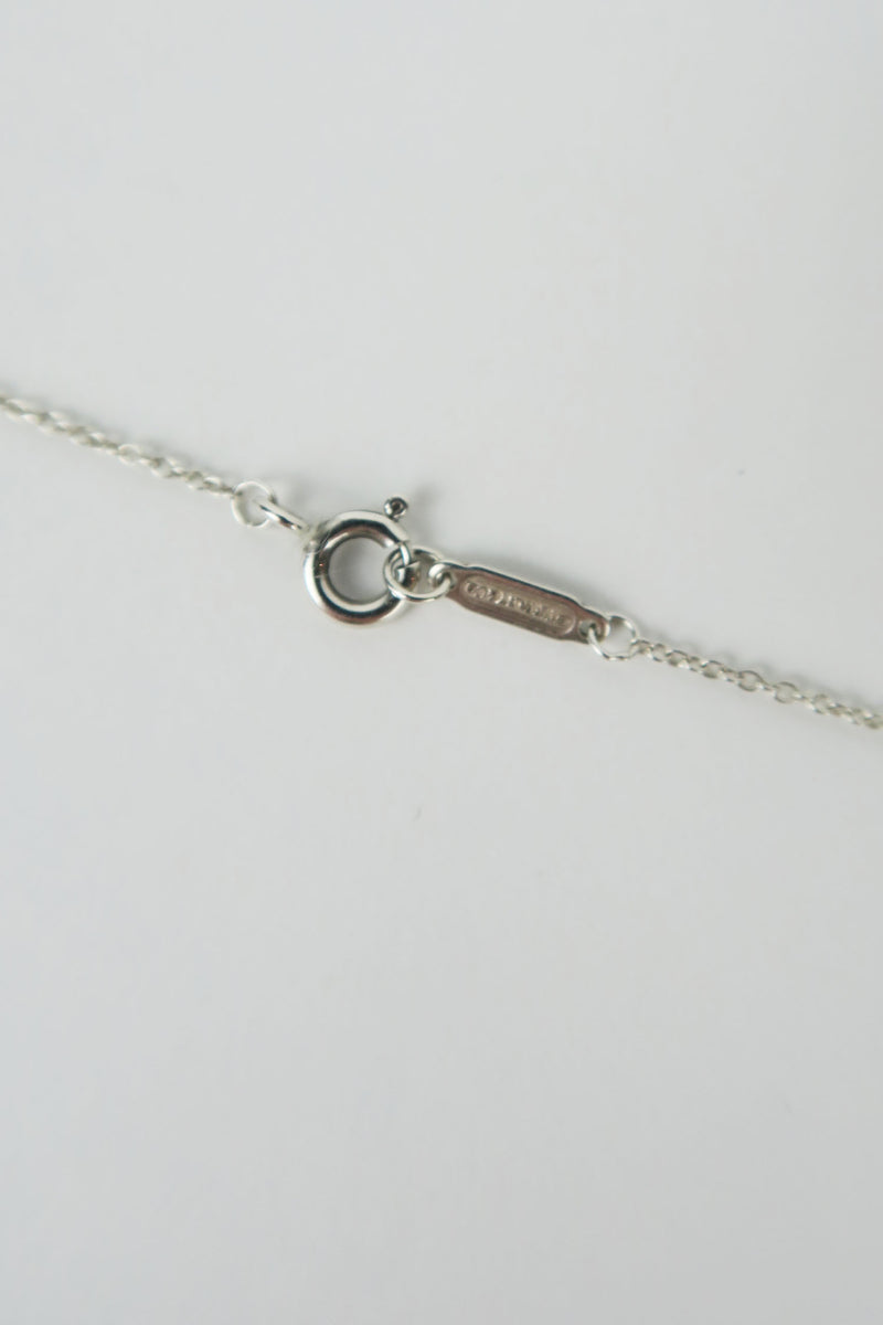 Tiffany & Co. Mini Double Heart Tag Pendant Necklace