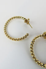 Tiffany & Co. 18K Twist Hoops