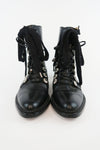 Toga Pulla Leather Studded Accents Lace-Up Boots sz 36