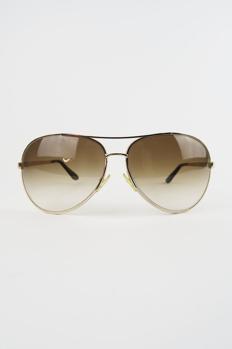 Tom Ford Gradient Aviator Sunglasses