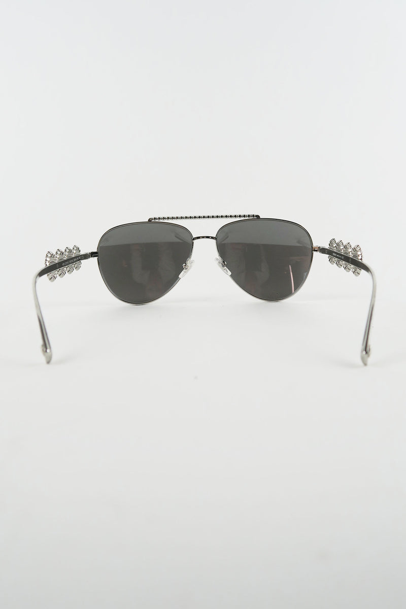 Versace Medusa Aviator Sunglasses