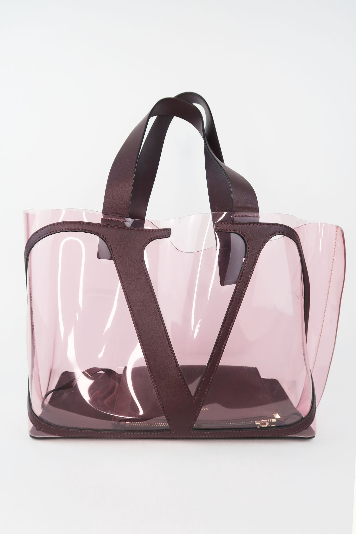 Valentino PVC Small Escape Tote The Find Studio