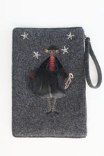 Red Valentino Wool Clutch Bag