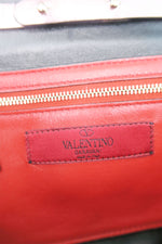 Valentino Quilted Rockstud Spike Wallet on Chain