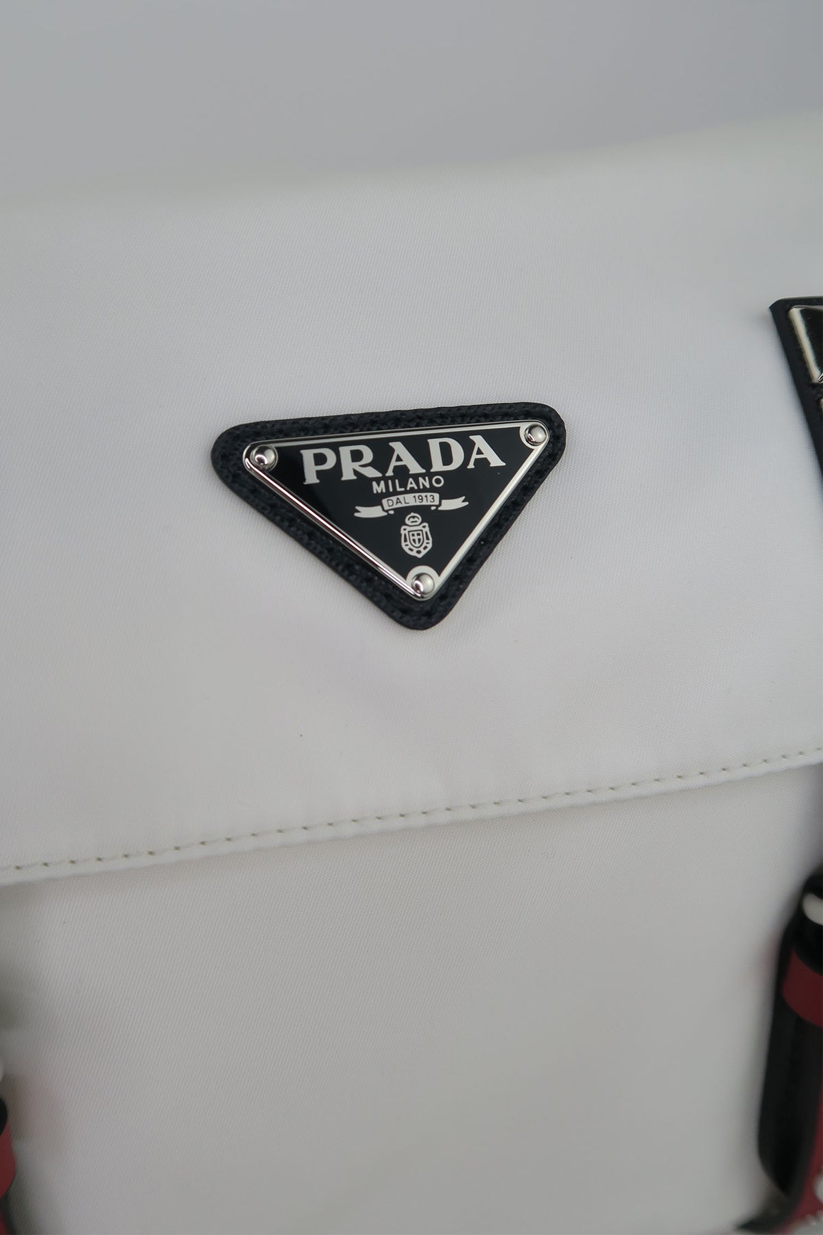 Prada New Vela Studded Messenger Bag