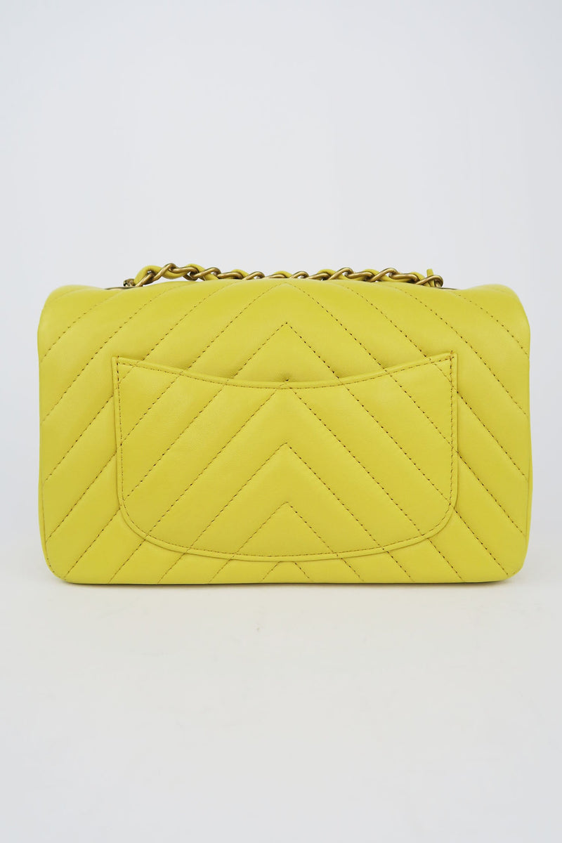 Chanel Chevron Mini Rectangular Flap Bag