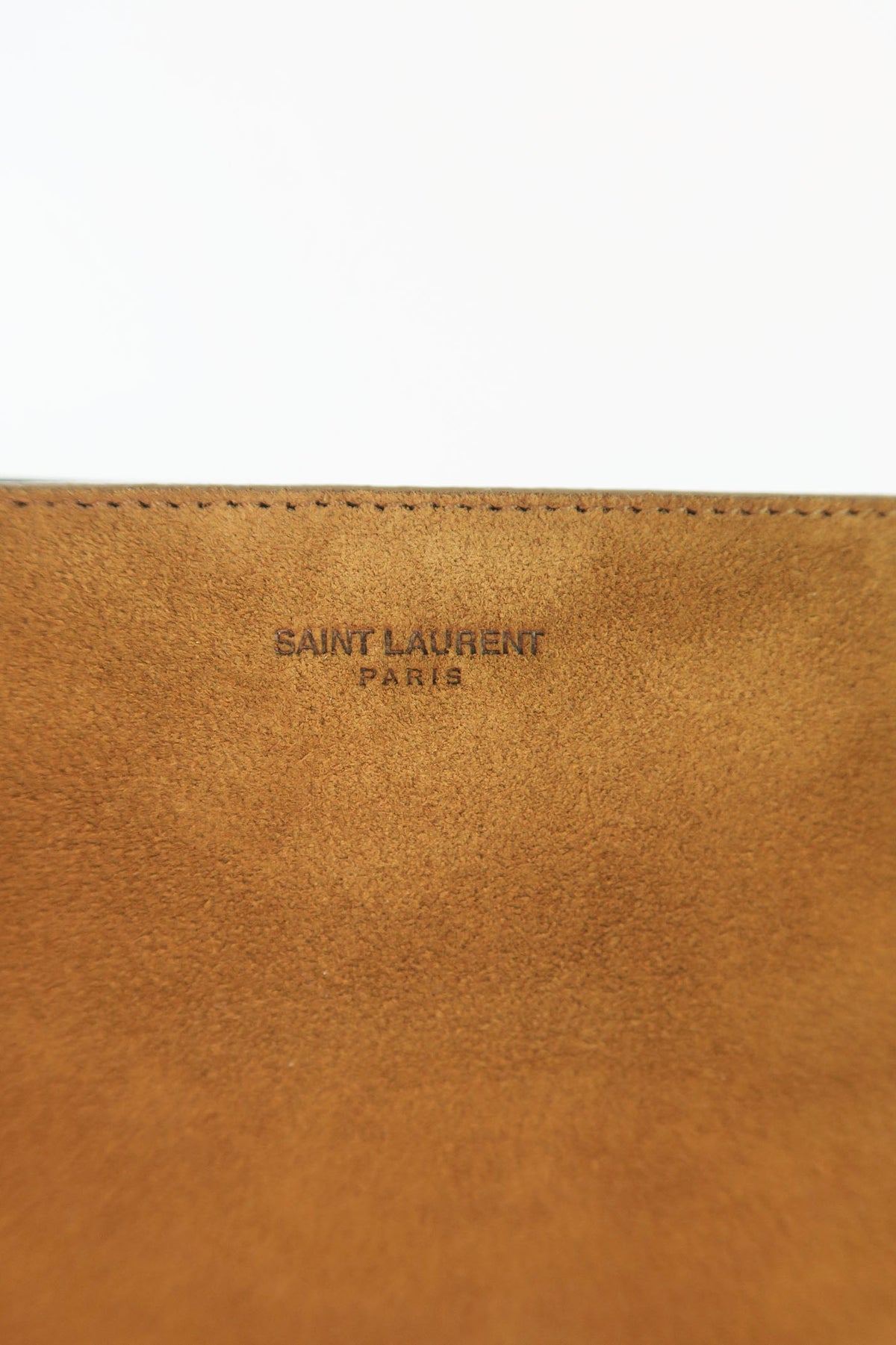 Saint Laurent Suede Sorbonne Crossbody Bag