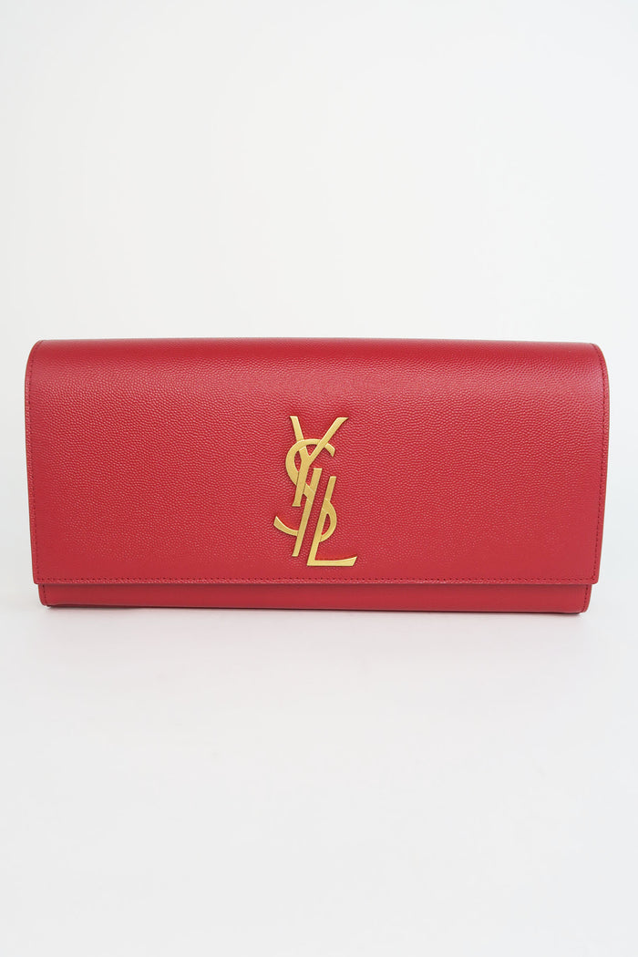 Saint Laurent Limited Edition YSL Deconstructed Monogram Clutch