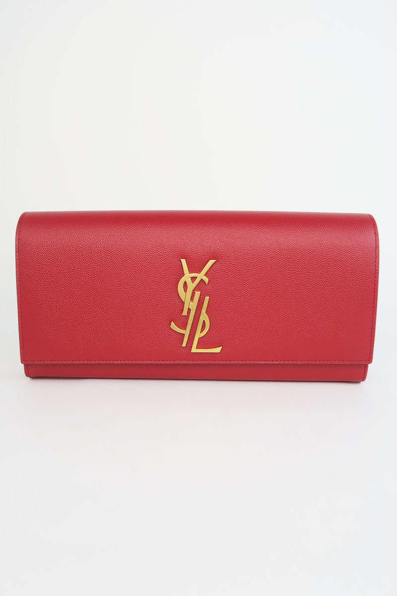 Saint Laurent Limited Edition YSL Deconstructed Monogram Clutch