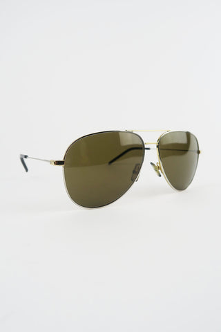 Saint Laurent Aviator Sunglasses - Designer Sunglasses at The Find Luxury Resale - Vancouver, Canada