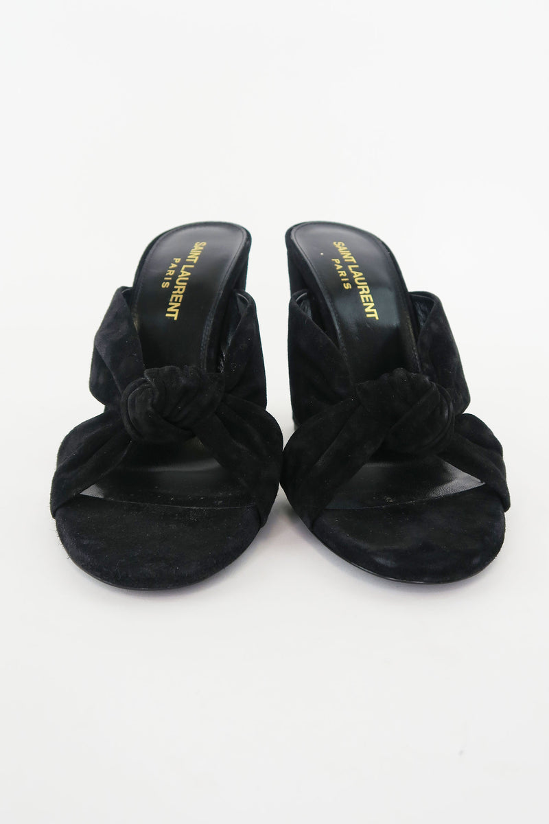 Saint Laurent Suede Sandals sz 36