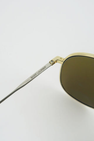 Saint Laurent Aviator Sunglasses - Designer Sunglasses at The Find Luxury Resale - Vancouver, Canada