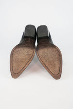 Saint Laurent Leather Ankle Boots sz 38
