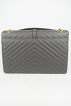 Saint Laurent Large Monogram Matelassé Envelope Bag